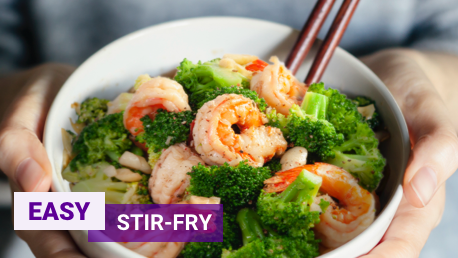 stir-fry with shrimp recipe